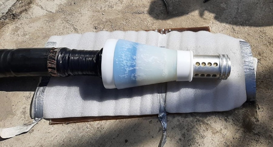 Испытания кабельного ввода «Изолятор-АКС» ИКВ-252 Испытания кабельного ввода «Изолятор-АКС» ИКВ-252