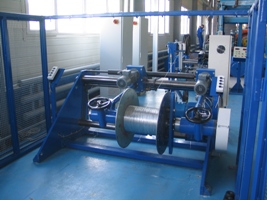 Линия перемотки кабеля. Линия перемотки. Отдающее устройство 630. Линия перемотки кабеля. Промышленный перемоточный станок кабеля kobmac.