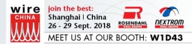 Rosendahl Nextrom is once again part of WIRE CHINA!