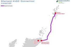 Подана заявка на реализацию проекта сооружения HVDC соединения между энергосистемами Шотландии и Шетландских островов