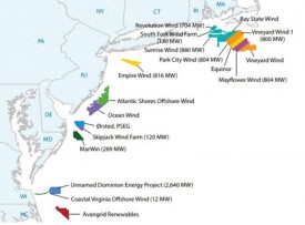 Отраслевой регулятор американского штата Нью-Джерси одобрил строительство объектов шельфовой ветровой генерации мощностью до 2,7 ГВт