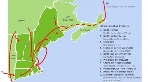 Проект трансграничного электрического соединения между Канадой и США ...