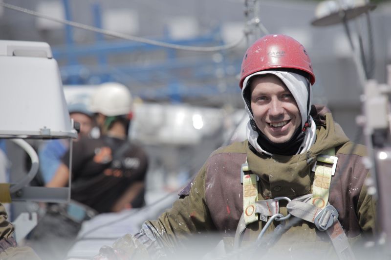 На плотине Саяно-Шушенской ГЭС появилась 570-метровая надпись \"Россия\"