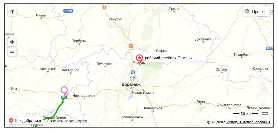 Горшечное курск карта