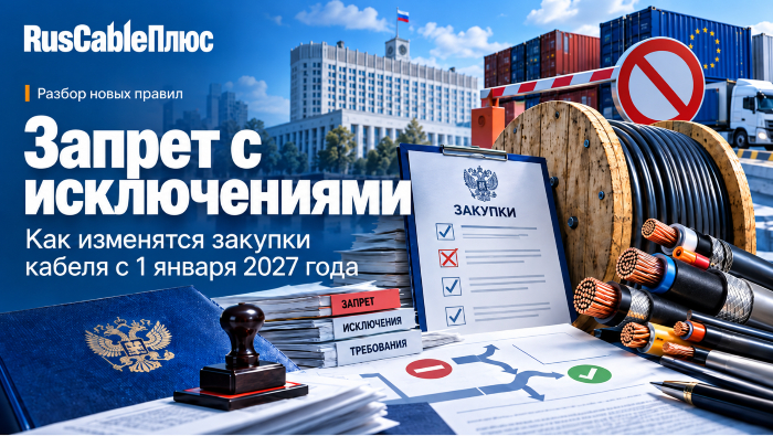Кабель под запретом: кому достанутся заказы с 2027 года?