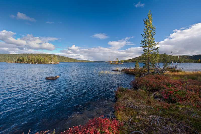 Лапландия озера